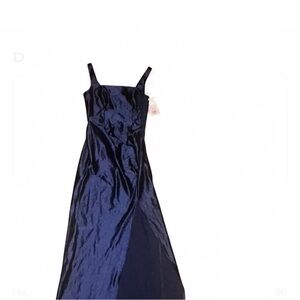 Sleek Midnight Blue Maxi Dress